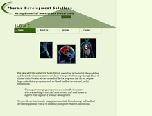 Tablet Screenshot of pharmadevelopmentsolutions.com